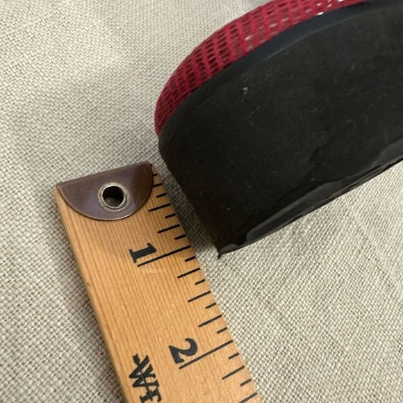 TARYN ROSE Mary Jane Style Thong Sandals in Red Leather - Picture 11 of 11